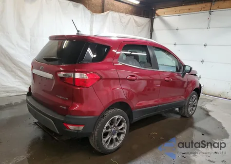 2020 Ford Ecosport Titanium из США, поврежденный, VIN MAJ6S3KL9LC312873